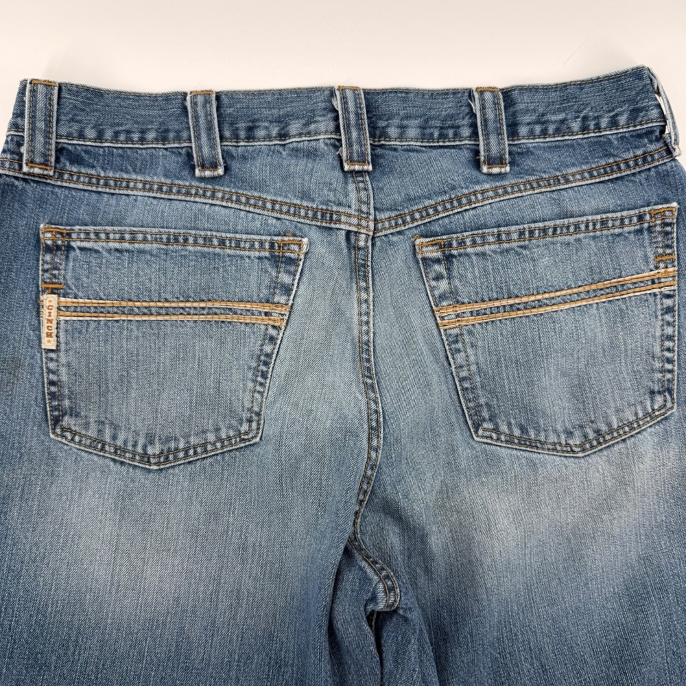 Cinch Carter Mens Jeans 36x37 Medium Wash Relaxed Bootcut Cowboy Workwear